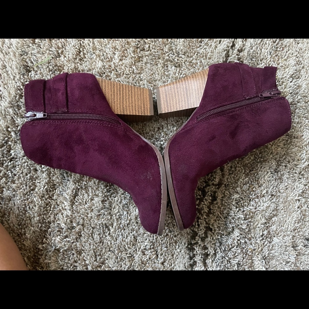 Maroon Booties - Picture 2 of 4